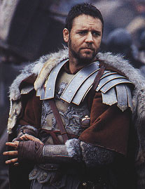 Russell Crowe as "General Maximus"